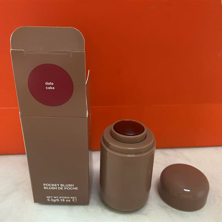 New Arrive date cake 5.3g Pocket Face Makeup Blush Stick Beauty Cosmetics 7 Color Piggy Freckle Toasted Teddy Sleepy Girl Juice Box Spicy Marg High