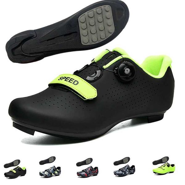 Cycling Shoes Mens Lockss Cycling Sports Shoes SPD Road Racing Cycling Shoes MTB Mens Mountain Cross-country Cycling ShoesXJ241121