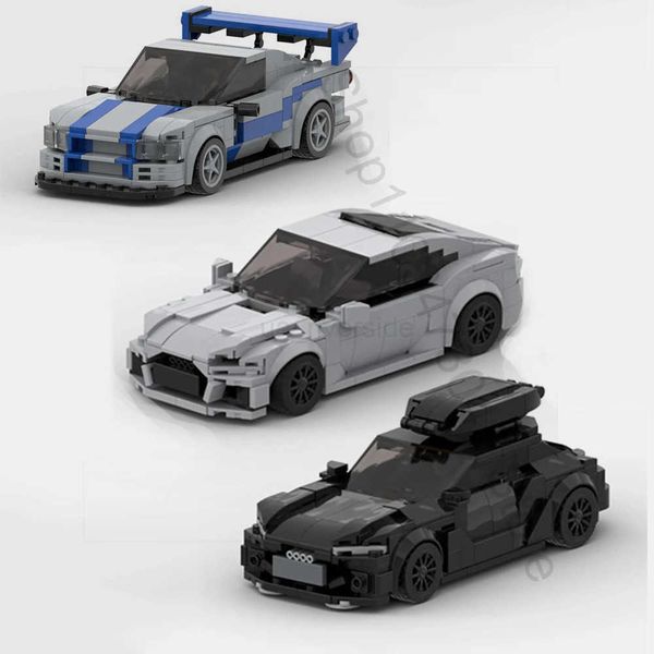 MOC Speed Champion Rally CI Bricks Famous Brand Sports Sports Model Blocks Technology Racing Toy for Kids Gift Z250120
