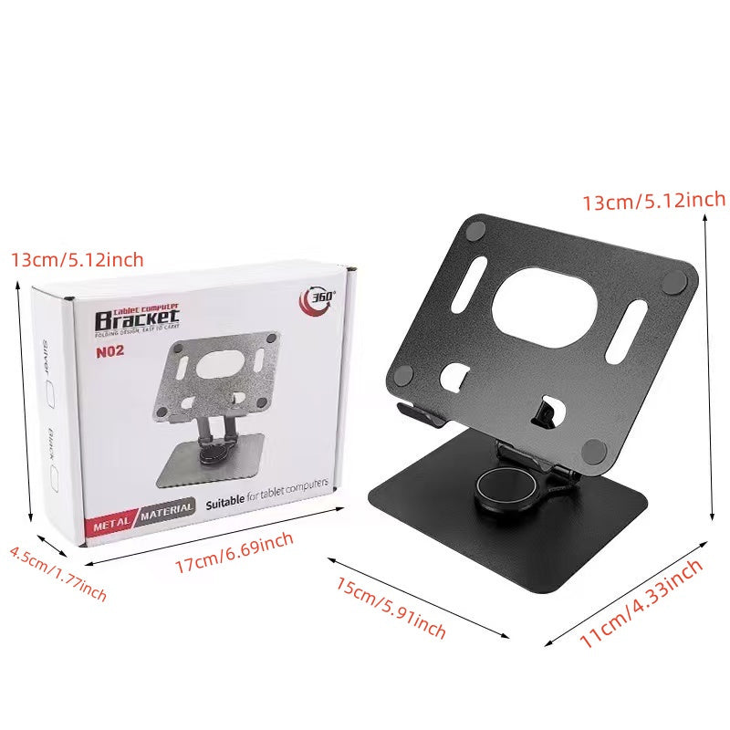 TEMU New Tablet Stand, All Metal Desktop Rotating Stand, Supports Stand, Multifunctional Lifting And Folding Phone Stand, Universal