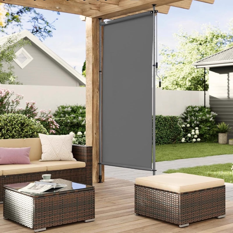 Self-made soft curtain screen with retractable light-blocking function, adjustable office and living room partition to block the outdoor courtyard