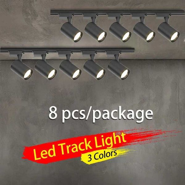 1set Led Track Light Spot LED Rail Light 12W 20W 30W 40W Modern Spotlight Track Lighting Lamp Rail 220V For Home Shop FixtureCL240730