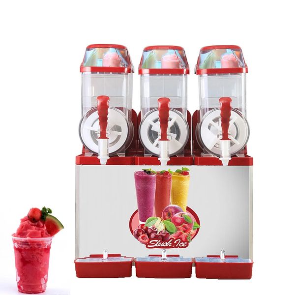 Slush Machine Manufacturer Commercial Slush Ice Making Machine Snow Melt Making Machine with Two Tanks