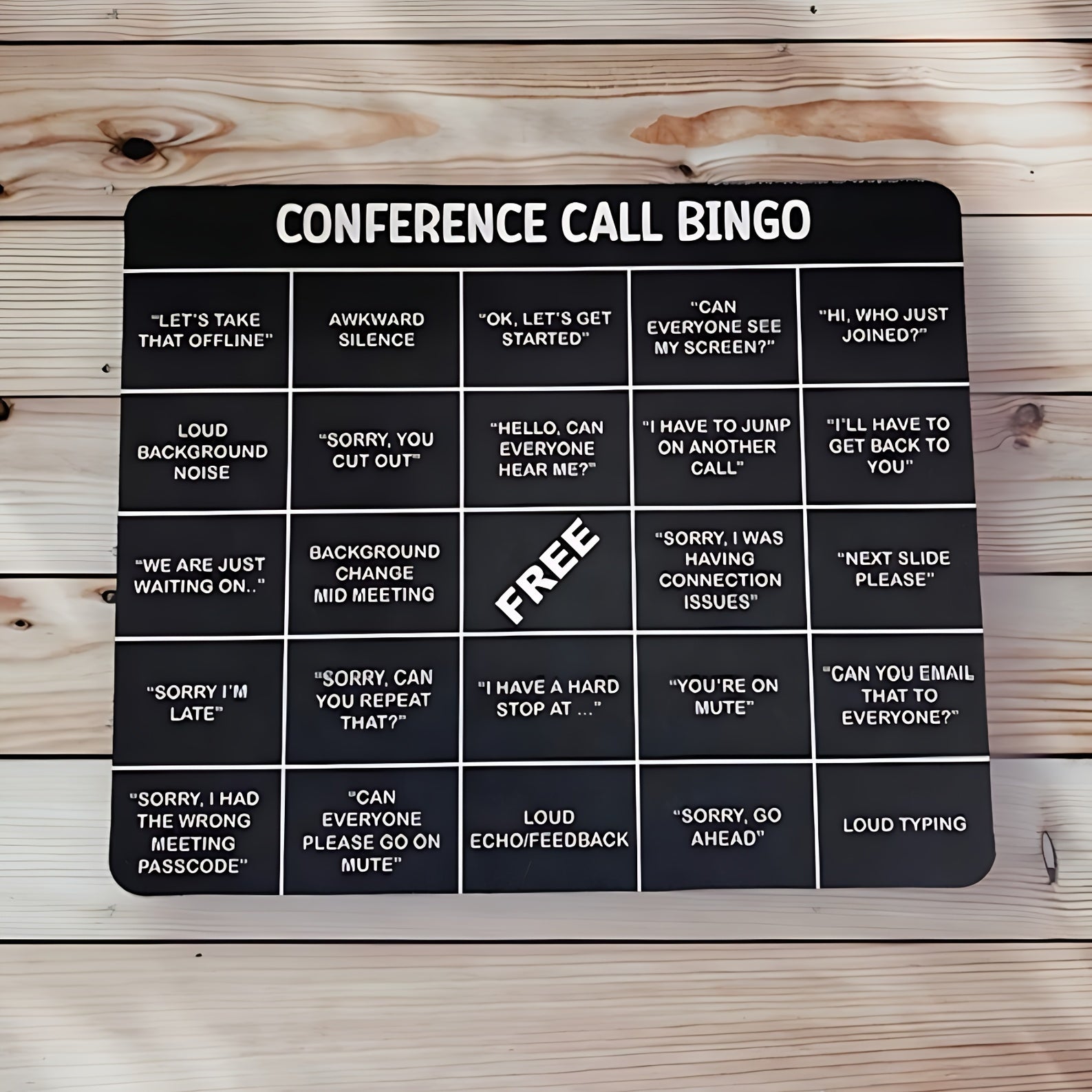 TEMU Telephone Conference Mouse Pad Desk Accessories