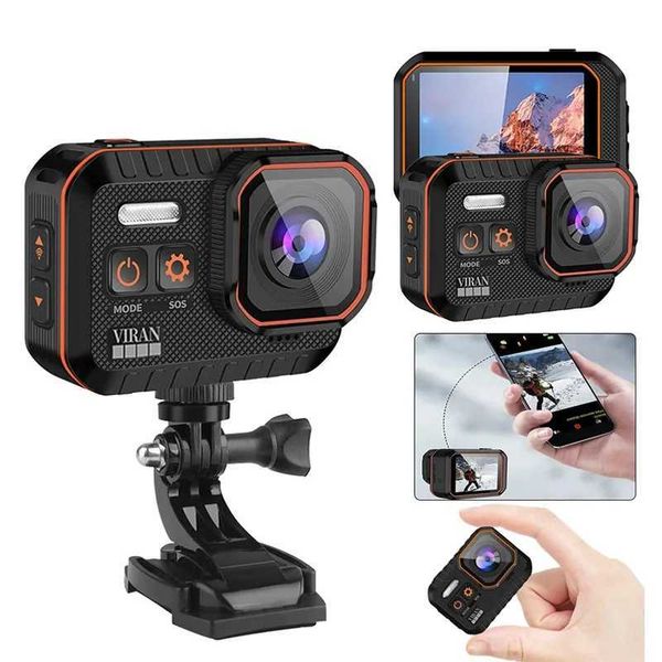 Sports Action Video Cameras 4K Mini Camera Waterproof Sport Camera 60F With Remote Control Screen drive recorder Sports Camera Helmet Action