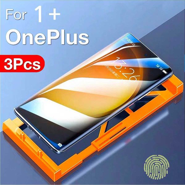 Cell Phone Screen Protectors 3Pcs For 1+ OnePlus One Plus 12 11 11r 10 9 8 Pro Ace Screen Protector with Kit Not Tempered Glass J241114