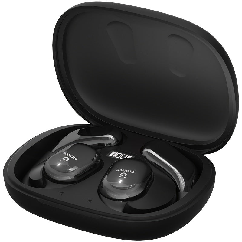 TEMU Gionee Wireless Sports Headphones, Hifi Stereo Ear Hook Earbuds, 50hrs Hd Stereo Audio, Noise Cancelling, Aac , Compatible With All Smartphones,