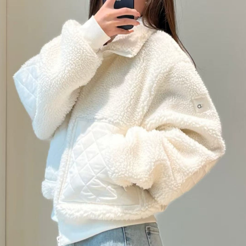 Jacket Women Yoga Womens Workout Sports gym Coat Fitness Jackets Sports Quick Dry Activewear Top Solid Zip Up Sweatshirt down jacket Sunscreen jacke