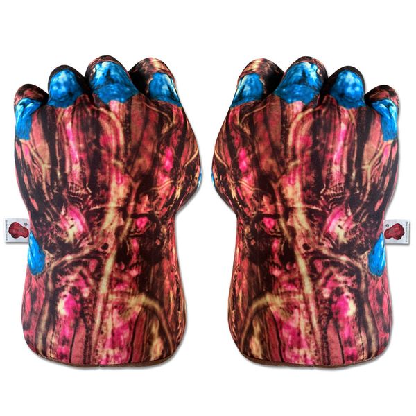 Blue Fist-Boxing Gloves Green Black Spider Great Hero Fist Zongba Boxing Set Plush Doll 70% off factory store sale