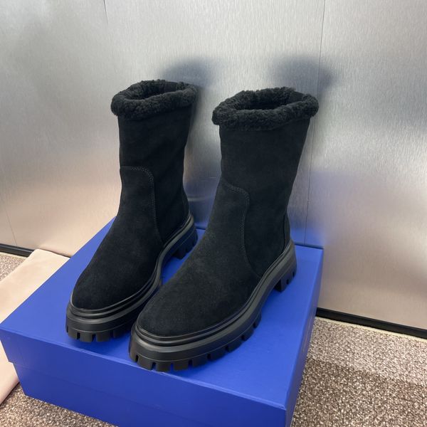 Designer snow boots women shoes snowboot luxury winter warm platforms waterproof big 25S new fashion snowyday booties top mirror quality