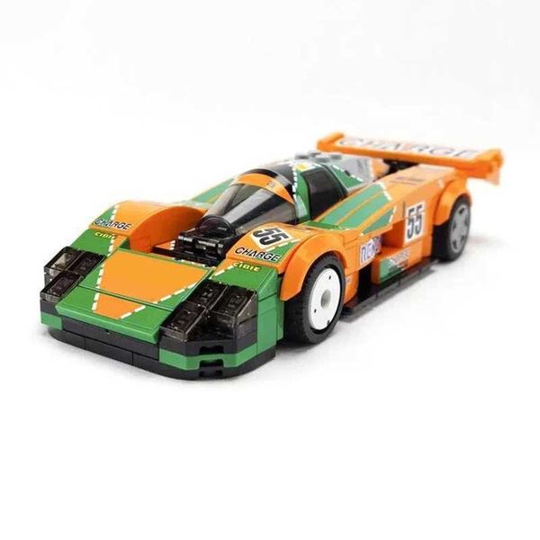 261pcs MOC-129182 Speed Champions 787b 1991 24 horas de Le Mans Racing Blocks Building Model Sports Car Brick GoldC250120