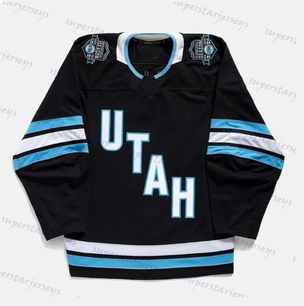 Personalized Custom Your Hockey Jersey Clayton Keller New Patch Utahs Hockey Club McBain Logan Cooley Guenther Cole Mikhail Sergachev Jack McBain