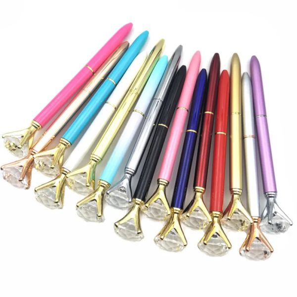 wholesale Kawaii Diamond Ballpoint Pens | Crystal Pens for Women | Office & School Supplies | Bridal Shower Decor Gifts 323 LL
