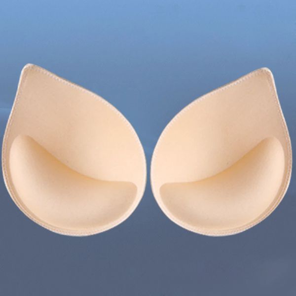 2Pair Sponge Bra Pads Swimsuit Breast Push Up Bra Padding Chest Enhancers Bra Foam Insert Chest Cup Intimates Accessories