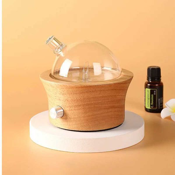 Humidifiers 20ML Wood Glass Aromatherapy Pure Essential Oil Diffuser Anhydrous Aromatic Diffuser Household Nebulizer Household Humidifier y2
