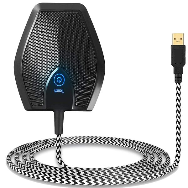 USB Conference Microphone, Suitable For Computer Desktop, Condenser Computer Microphone, Suitable For Games, Videos