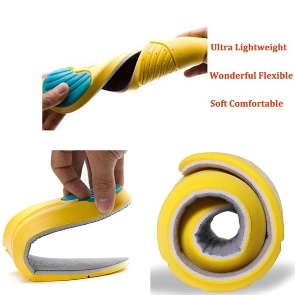 High Elastic Insoles Memory Foam Mezzanine Absorb Sweat Deodorant Comfortable Sports Insole Foot Care Tool Inserts & Cushions