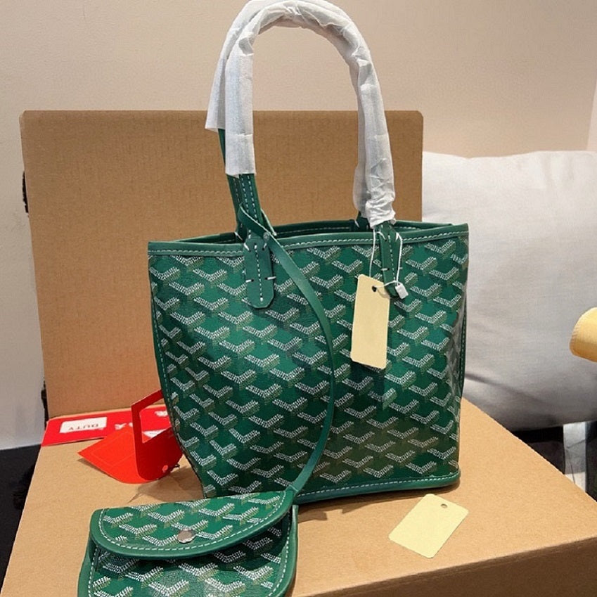 Designer Bag Fashion Handbag Double-sided Letter Shopping Bag Luxury Tote Bag Mini Leather Shoulder Bag Full Skin Letter Coverage Printed With Detac