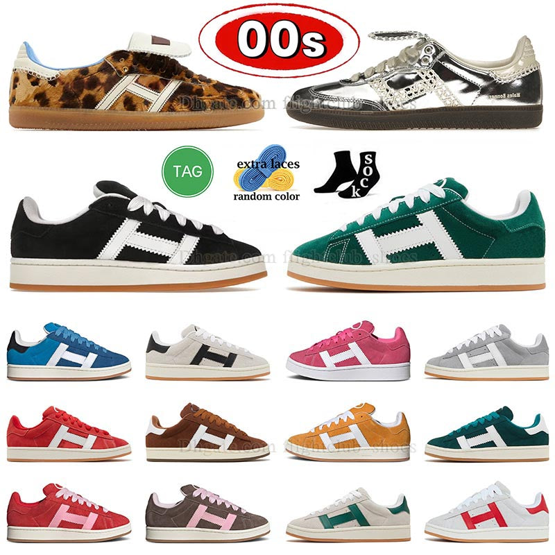 high quality camp Sneakers 00s shoes Mens Women Wales Bonner tent Dark Green Crystal White Black Gum Grey Forest Glade Wonder White outdoor famous T