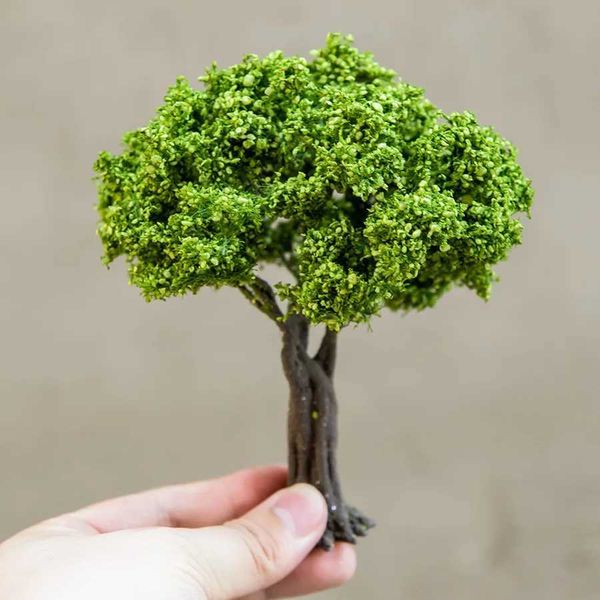 Model Building Kits Height 10-15CM simulated wire tree-trunk tree model Diy Shatai train track scene factory layout material Diorama kit 1Pc