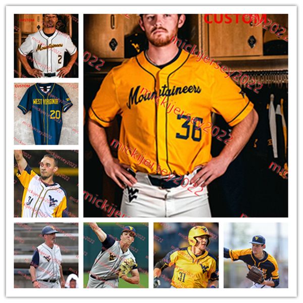 Braden Barry Baseball Jersey Custom Stitched Mikey Kluska Dayne Leonard Nathan Blasick Jacob Watters Jerseys