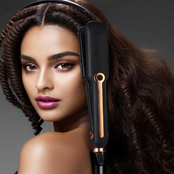 Hair Curlers Straighteners Professional womens hair straightener portable small electric split type straightening tool and curling iron H241