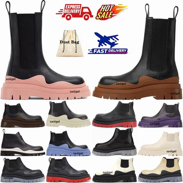 Tire Boots Black Mid Green Boot Chelsea Camping Tangerine Womens Men Platform Desert Leather Black Cruise Pink Red Pink Gloss Brown Vapor pl