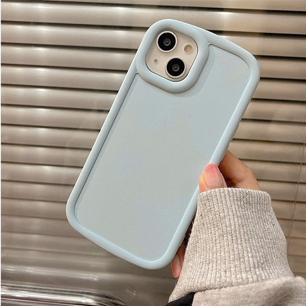 Candy einfarbige matte Silikon-Handyhülle