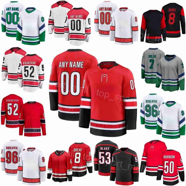 Ice Hockey 7 Dmitry Orlov Jerseys Alternate 52 Pyotr Kochetkov 96 Jack Roslovic 53 Jackson Blake 50 Eric Robinson 8 Brent Burns 28 William C
