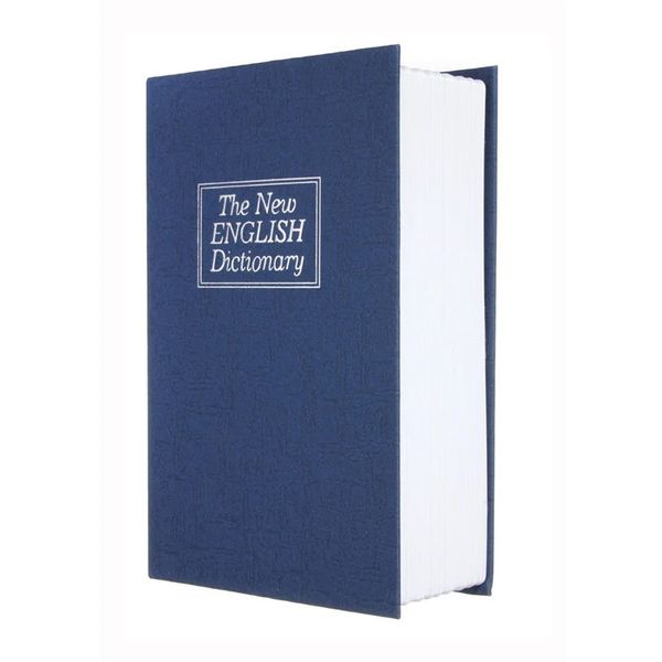 Home Storage Safe Box Dictionary Book Bank Money Cash Jewellery Hidden Secret Security Locker With 2 Keys Lock Drop 240420