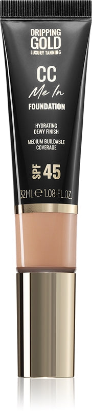 Dripping Gold CC Me In lekki podkład SPF 45 kolor Shortbread 2.5 32 ml