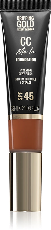 Dripping Gold CC Me In lekki podkład SPF 45 kolor Coffee 9.5 32 ml