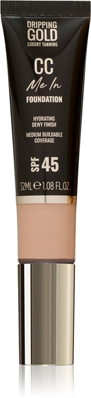 Dripping Gold CC Me In light foundation SPF 45 color Sand 3.5 32 ml