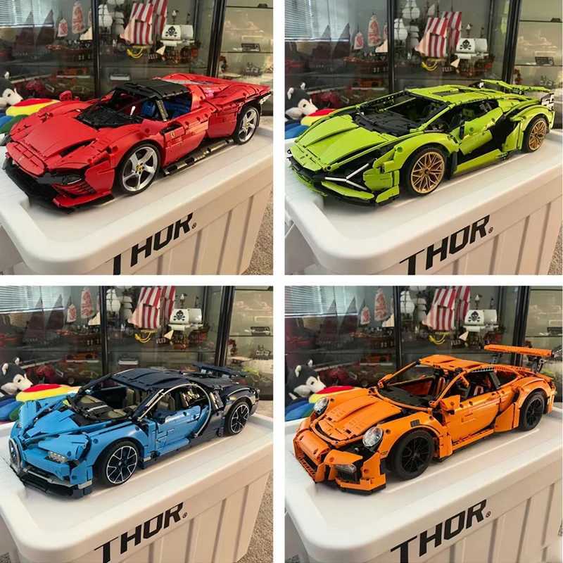 Compatible 42056 42115 42083 42143 Technical Car Model Building Blocks for Adults Bricks Set Toys for Boys Xmas Gifts Kids W250926