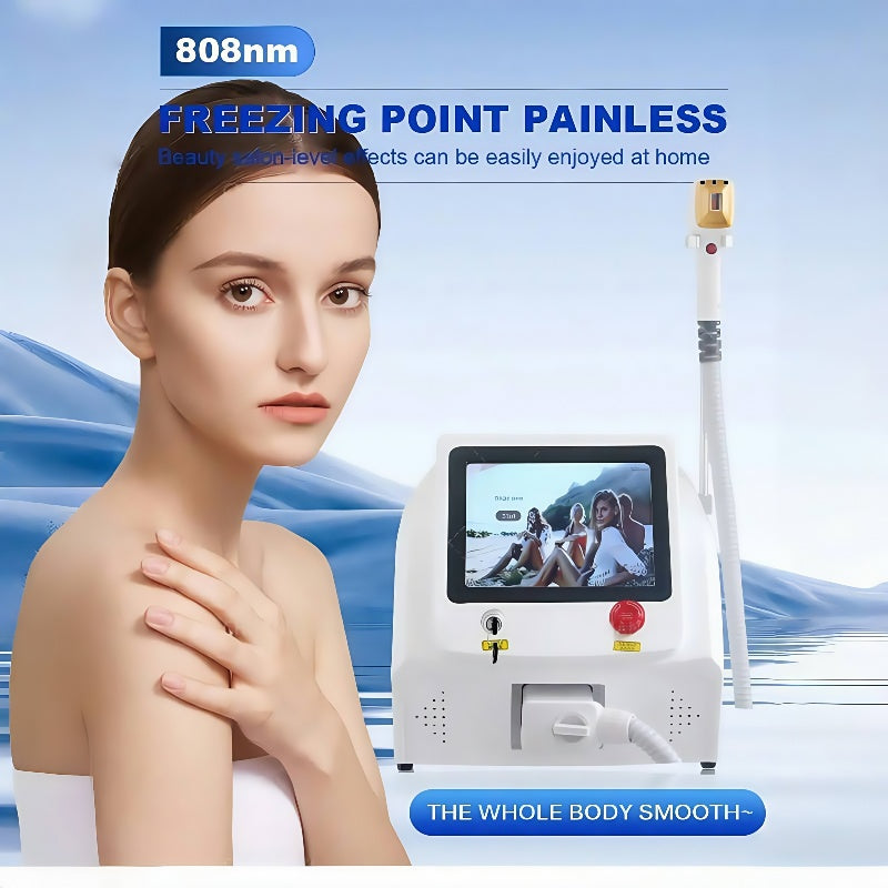 2025 Professional diode laser hair removal machine 808nm, 3500W portable 3 wavelength painless Suitable for home and beauty salon