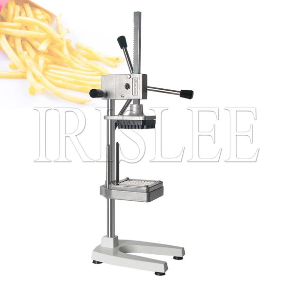Vertical Manual French Fries Cutter Machine Potato Chips Cutter Commercial Dried Radish Cucumber Strip Cutting Machine