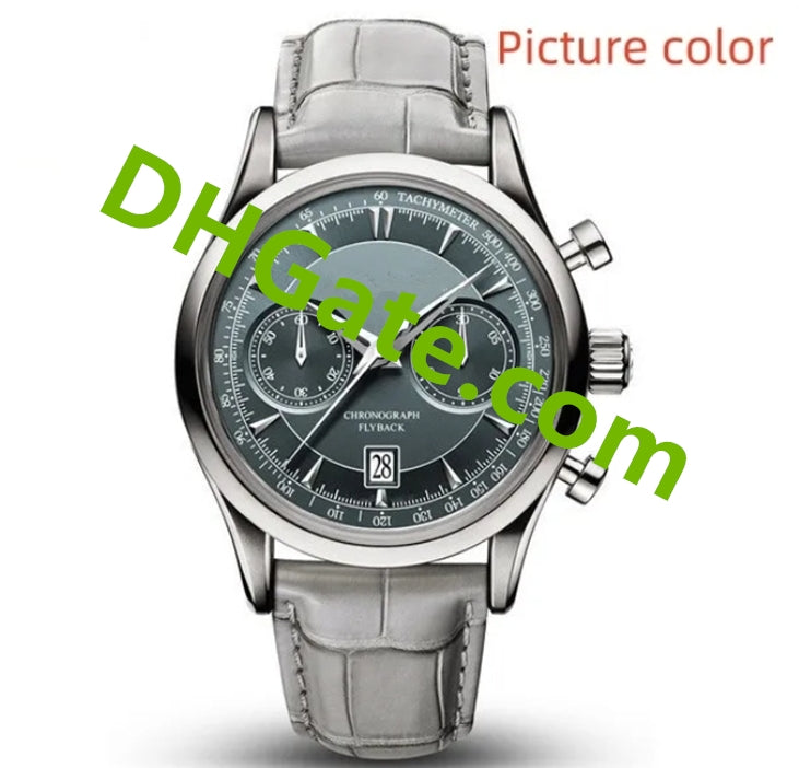 CARL F.BUCHER Watches for 2025 Mens Watches Five needles All dials work Quartz Watch High Quality Top Luxury Brand Chronograph Clock Leather Strap F