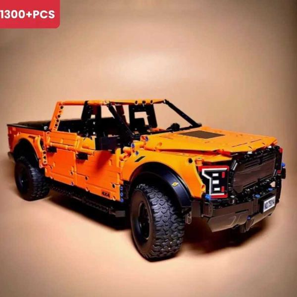 Blocks New 1379pcs Technology Ford Raptors F150 Caminhão de picapes Sports Sports Building Racing Model Building Block Toys Childrens Gifts
