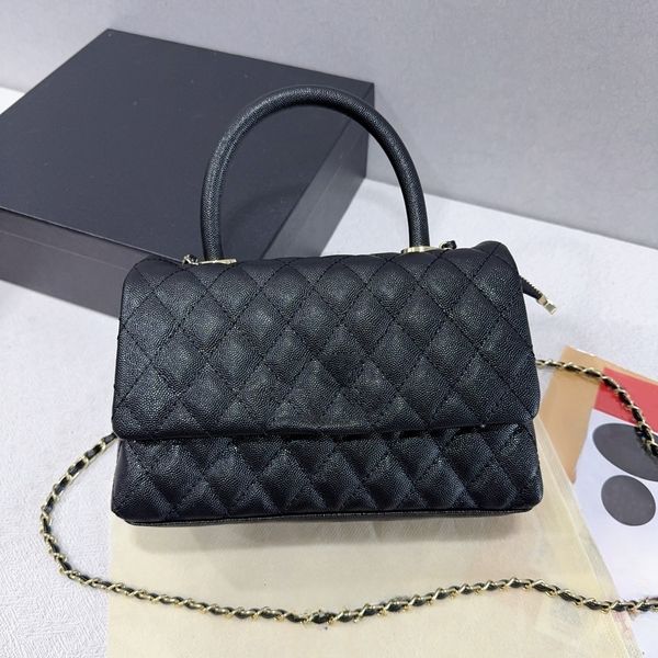 Designer Bag Handbag Classic Handle Bag Letter Clasp Flap Argyle Grid Grain Design Stylish Strap Crossbody Bag Business Commute Shoulder Bag