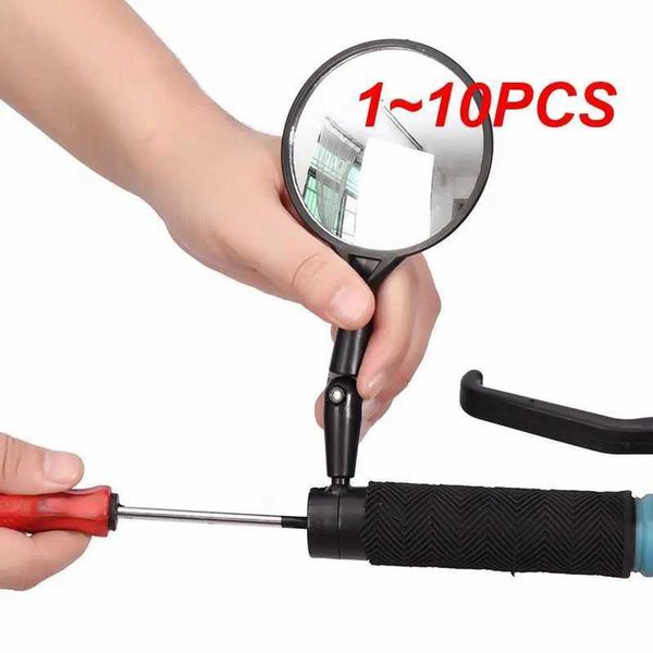 ~0PCS mirror handle rearview mirror suitable for motorcycles 360 degree adjustable rotation suitable for rear view of riding bicycles W24111