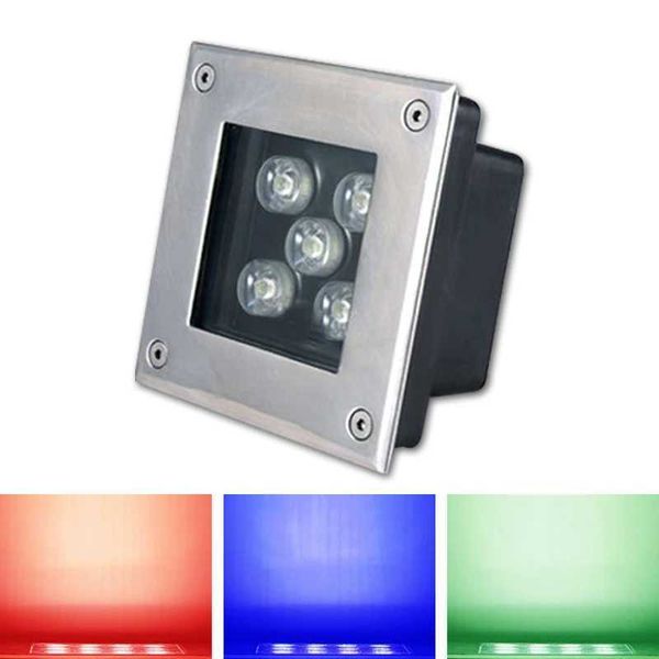 LED Garden Lights Outdoor DC12V 3W 4W 5W 6W Square Exterior Floor Lamp Recessed Ground Stairs Deck Spotlight Landscape Lighting CL240813