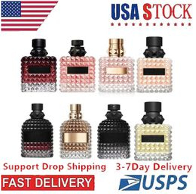 Cologne Designer perfume Eau De Parfum For Women Men 3.4 oz 100ml Fragrance Spray Long Lasting Good Smell Floral Cologne Christmas Day gift US Fast