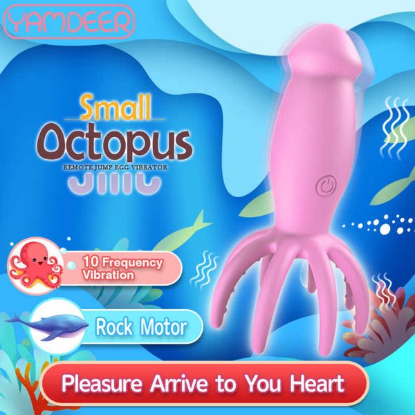 NXY Vibrators Vibrator Octopus 10 Vibration Frequency Wireless Remote Control Living Waterproof USB Adult Toys for Men and Women Dropshippin