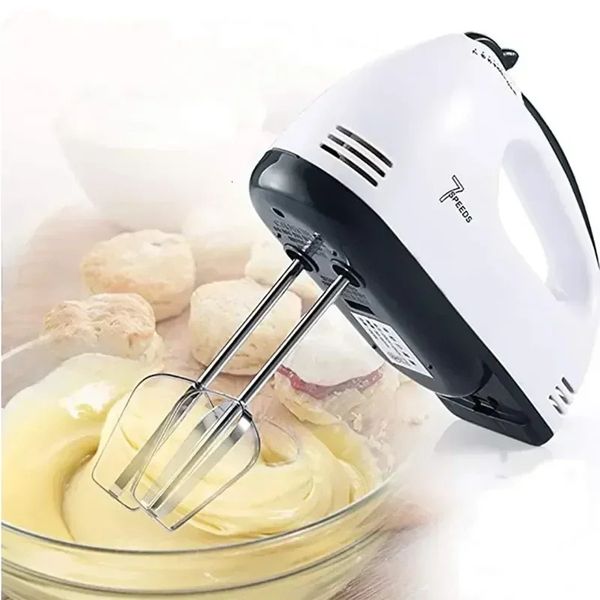 100W 7-Speeds Electric Mixer Egg Beater handheld Food Mixers Eggs Stiring blender Kitchen Cooking Tools For Baking Stirrer 220V 240105