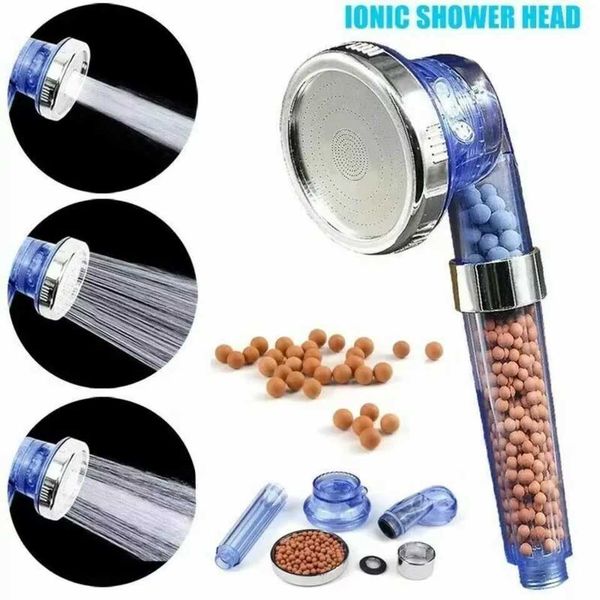 New Arrival Three Ionic High pressure Shower Healthy Filtration Detachable Design Save 40% water Shower Z241030