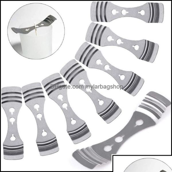 Candles Candles 3 Hole Wax Core Fixing Bracket Metal Candle Wick Fixed Holder Scented Diy Materials Handmade Utilities Tools Th0163 Dh07I