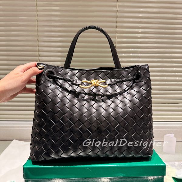 Maxi Knitting Tote bag Handbag Fashion Straw Purse Luxury Designer bag Leather Carrying Handbag Womens Bag Large Capacity shopping vocation