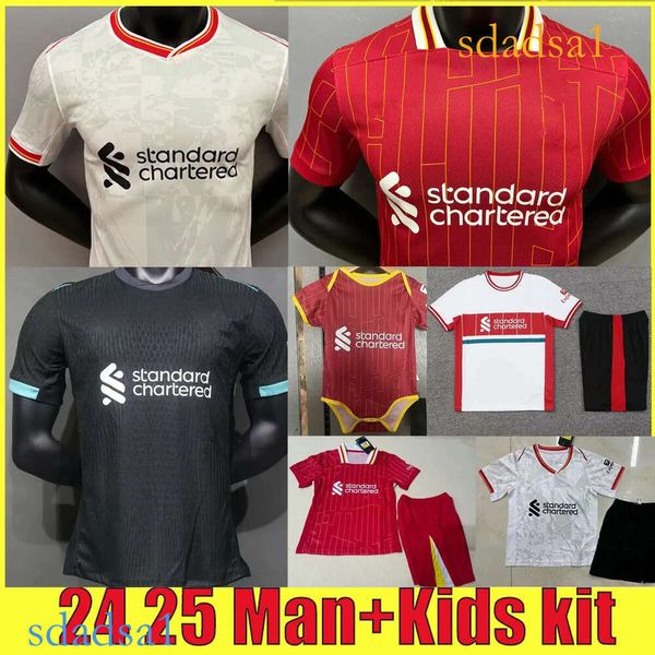 24-25 SEASON soccer jerseys 2024 2025 Mohamed men kids kit short sleeve football shirts maillot de foot home red away third fans version goa