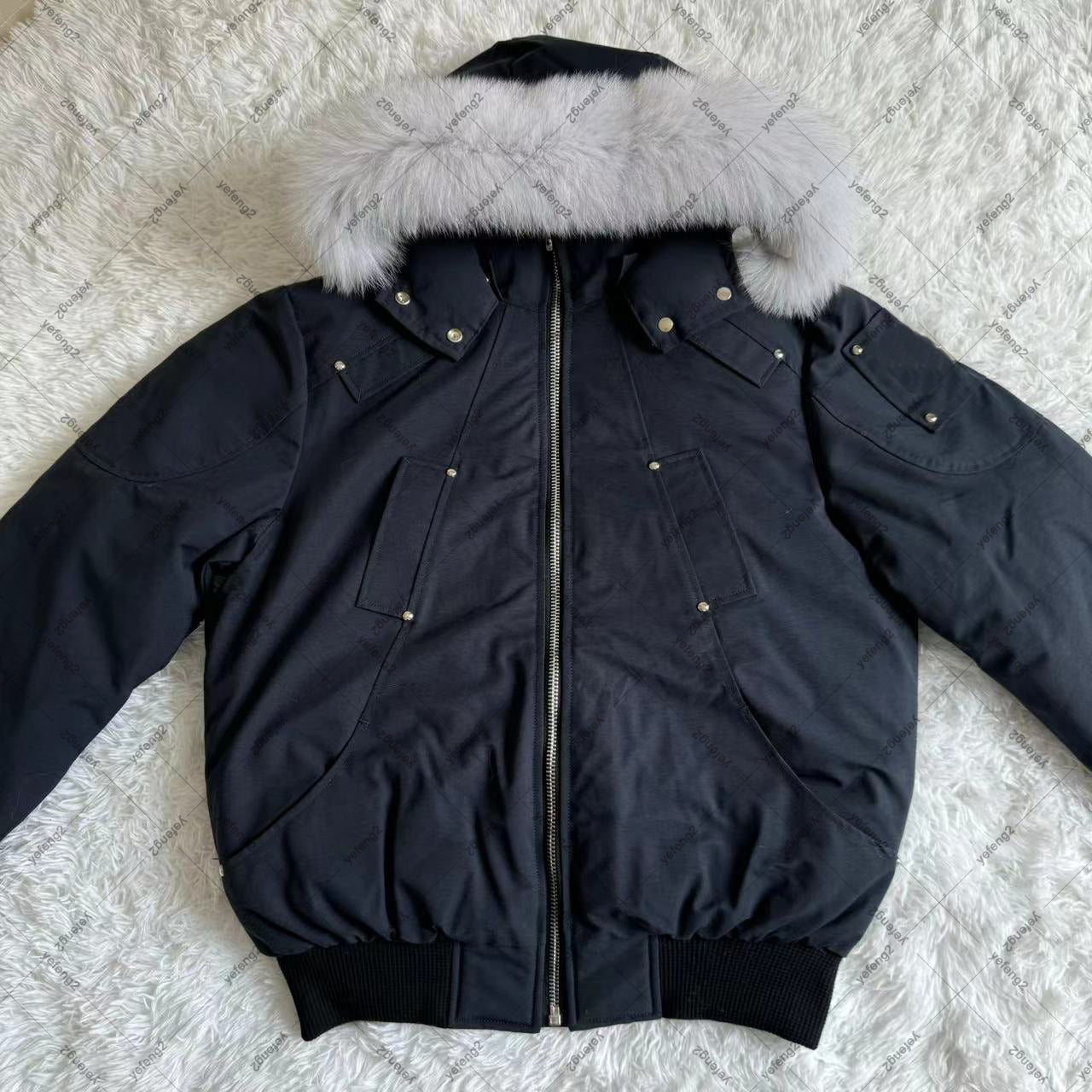 mens down parka jacket wyndham doudoune mose coat zipper parkas puffer coat men womens Winter jacket Outerwear knucklecoat