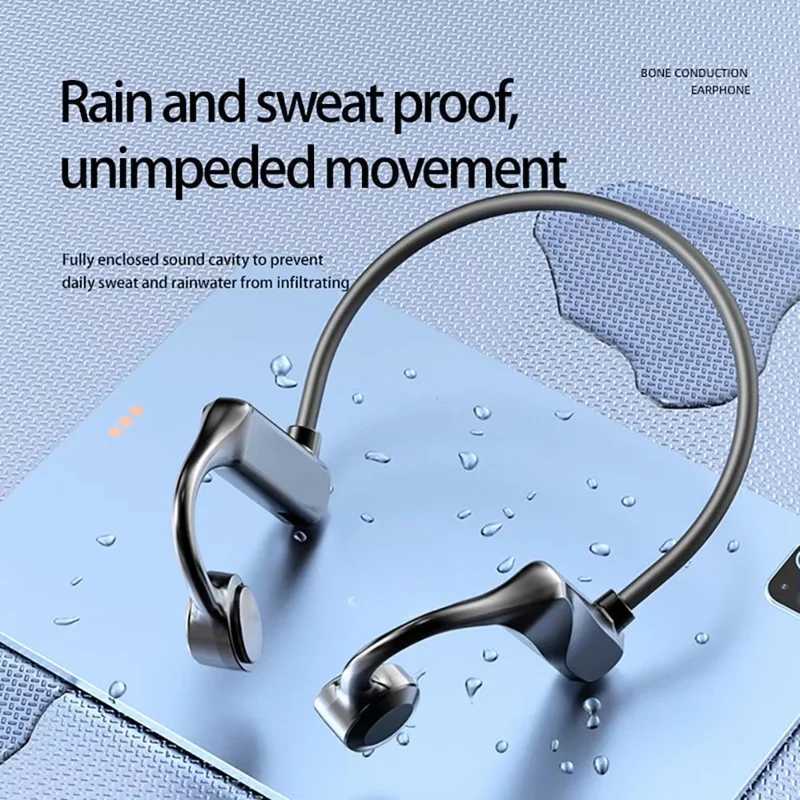 New Arrival Bone Conduction Earphones IPX8 Waterproof HiFi Headset Suitable For Swimming BT 5.4 Wireless Sport Headphones MP3 NEW O250617